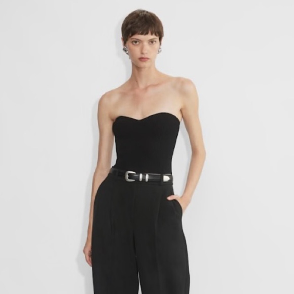 Babaton Sculpt Knit Sweetheart Tube Top